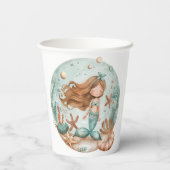 Mermaid Dreams Kids Pappbecher (Rückseite)