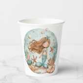 Mermaid Dreams Kids Pappbecher (Vorderseite)