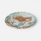 Mermaid Dreams Kids Pappteller (Schrägansicht)