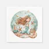 Mermaid Dreams Kids Serviette (Vorderseite)