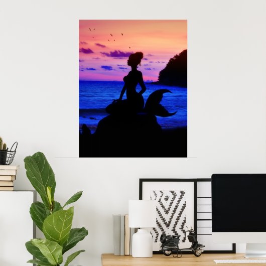 Mermaid Dreams Print Poster (Heimbüro)