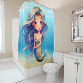 Mermaid Duschvorhang (Beispiel)