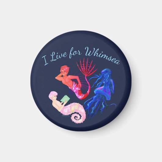 Mermaid Enthusiasten Magnet (Vorne)