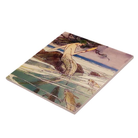 "Mermaid Fairy Art" von Alice B Woodward Fliese (Seite)