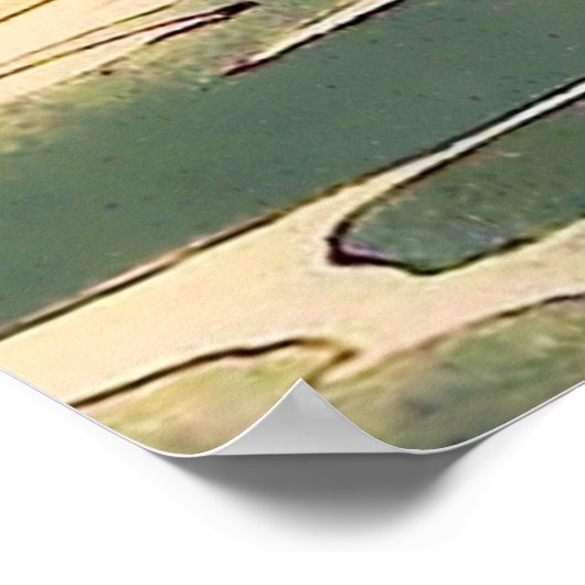 "Mermaid Fairy Art" von Alice B Woodward Poster (Ecke)