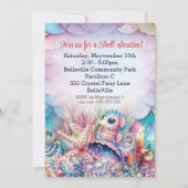 Mermaid Fairy Birthday Party Einladung (Rückseite)