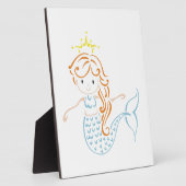 Mermaid Fairy Fotoplatte (Seite)