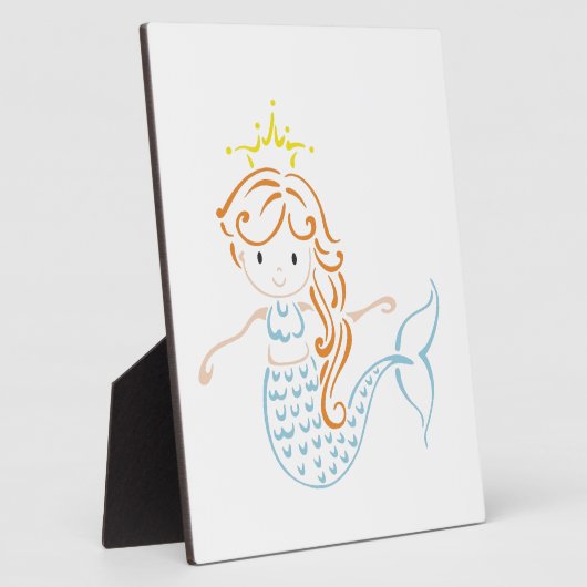 Mermaid Fairy Fotoplatte (Seite)