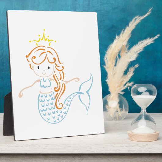 Mermaid Fairy Fotoplatte (Seite)