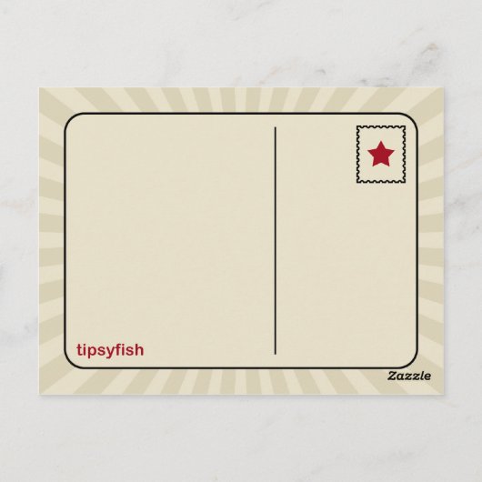 Mermaid Fairy Postkarte (Rückseite)