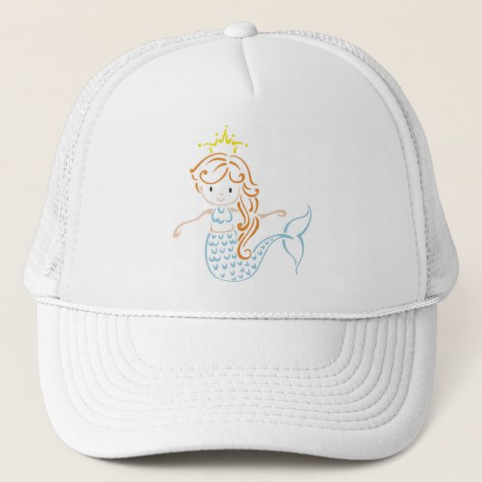 Mermaid Fairy Truckerkappe (Vorderseite)