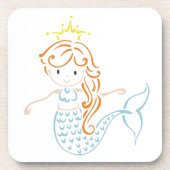Mermaid Fairy Untersetzer (Vorderseite)