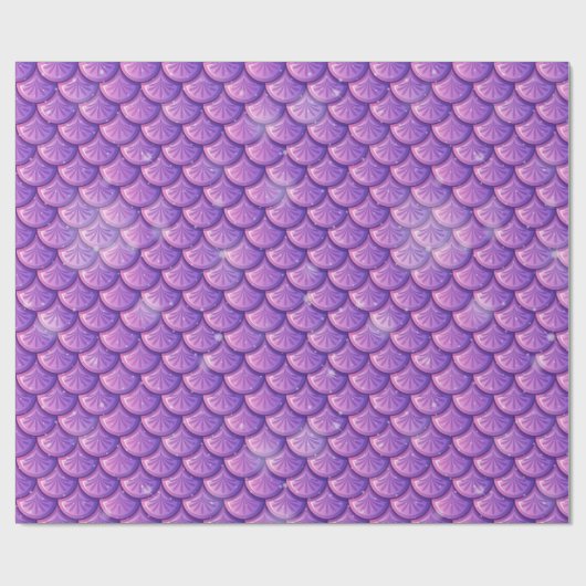 Mermaid-Faltpapier Geschenkpapier (Flach)