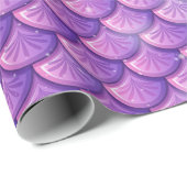 Mermaid-Faltpapier Geschenkpapier (Rolleneckpunkt)