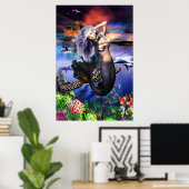Mermaid Fantasea Poster (Heimbüro)
