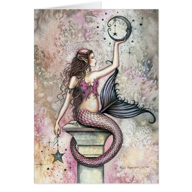 Mermaid Fantasy Art Card von Molly Harrison (Vorne)