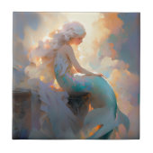 Mermaid Fantasy Art Fliese (Vorderseite)