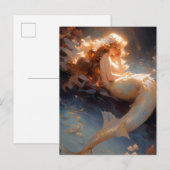 Mermaid Fantasy Art Postkarte (Vorne/Hinten)