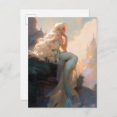 Mermaid Fantasy Art Postkarte (Vorne/Hinten)