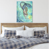 Mermaid Fantasy Art von Molly Harrison Leinwanddruck (Insitu (Schlafzimmer))
