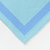 Mermaid Fantasy Beautiful Blue Ocean Glitzer Fleecedecke (Ecke)