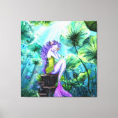 Mermaid Fantasy Canvas Print Leinwanddruck (Vorderseite)