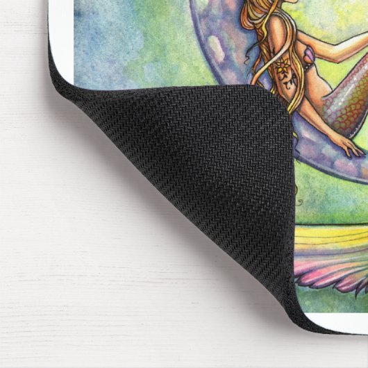 Mermaid Fantasy Fairy Art von Molly Harrison Mousepad (Ecke)