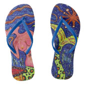 Mermaid Fantasy Flip Flops Badesandalen (Fußbett)