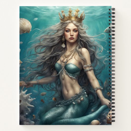 Mermaid Fantasy Notizblock (Rückseite)