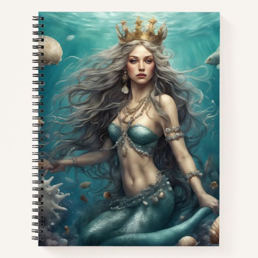 Mermaid Fantasy Notizblock (Vorderseite)