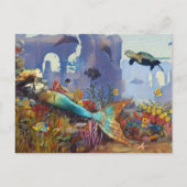 Mermaid Fantasy Postkarte (Vorderseite)