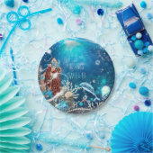 Mermaid Fantasy Red Head Verzaubertes Beach Party Pappteller (Party)