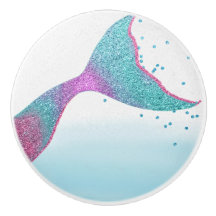 Mermaid Fin Decorative Knoblauch für Dresser