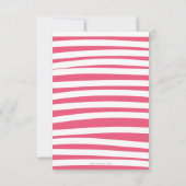 Mermaid First Birthday Dankeskarte (Rückseite)