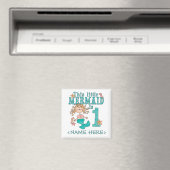 Mermaid First Birthday Magnet (In Situ (Geschirrspüler))