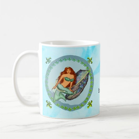 Mermaid Fish Lure Kaffeetasse (Links)