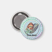 Mermaid Fish Lure Magnet (Vorderseite/Rückseite)