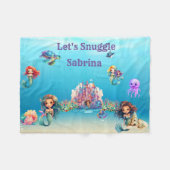 Mermaid Fleece Blanket (Vorderseite (Horizontal))