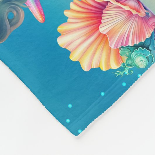 Mermaid Fleece Blanket (Ecke)