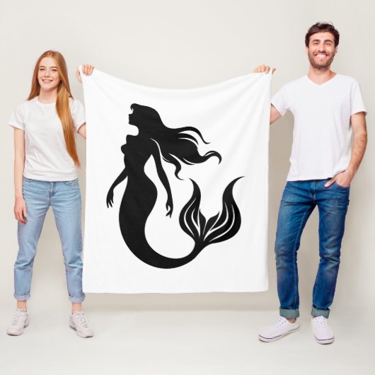 Mermaid Fleece Blanket, 50"x60" (Beispiel)