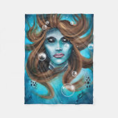 Mermaid Fleecedecke (Vorderseite)