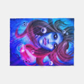 Mermaid Fleecedecke (Vorderseite (Horizontal))