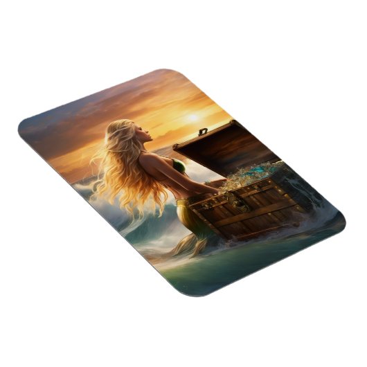 Mermaid Flexible Foto Magnet (Rechte Seite)