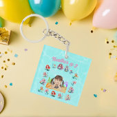 Mermaid Foto Personalisiert Schlüsselanhänger Birt