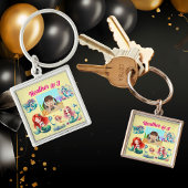 Mermaid Foto Personalisiert Schlüsselanhänger Birt