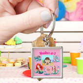 Mermaid Foto Personalisiert Schlüsselanhänger Birt