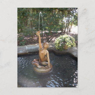 Mermaid Fountain Postkarte