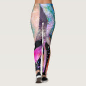 Mermaid Frenzy Tangle - benutzerdefinierte bearbei Leggings (Rückseite)