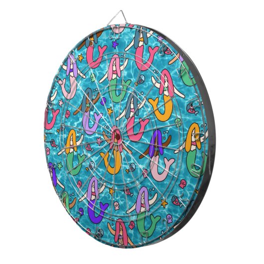 Mermaid Freunde Dartscheibe (Vorderseite rechts)