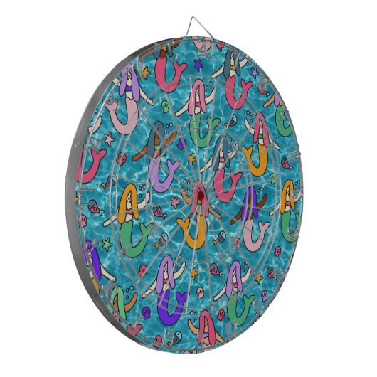 Mermaid Freunde Dartscheibe (Vorderseite Links)